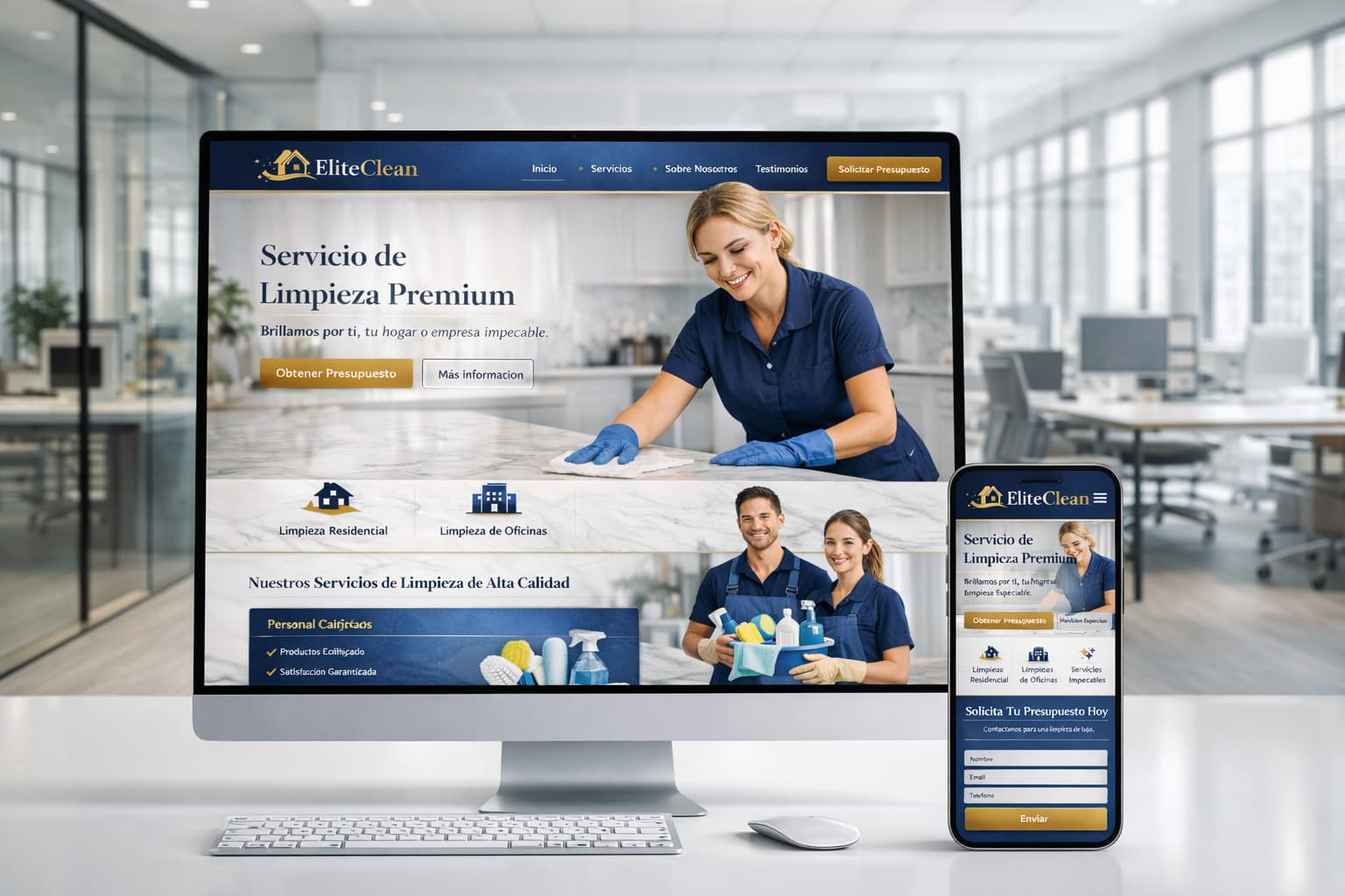 Website + Landing Pages Connected to DOP