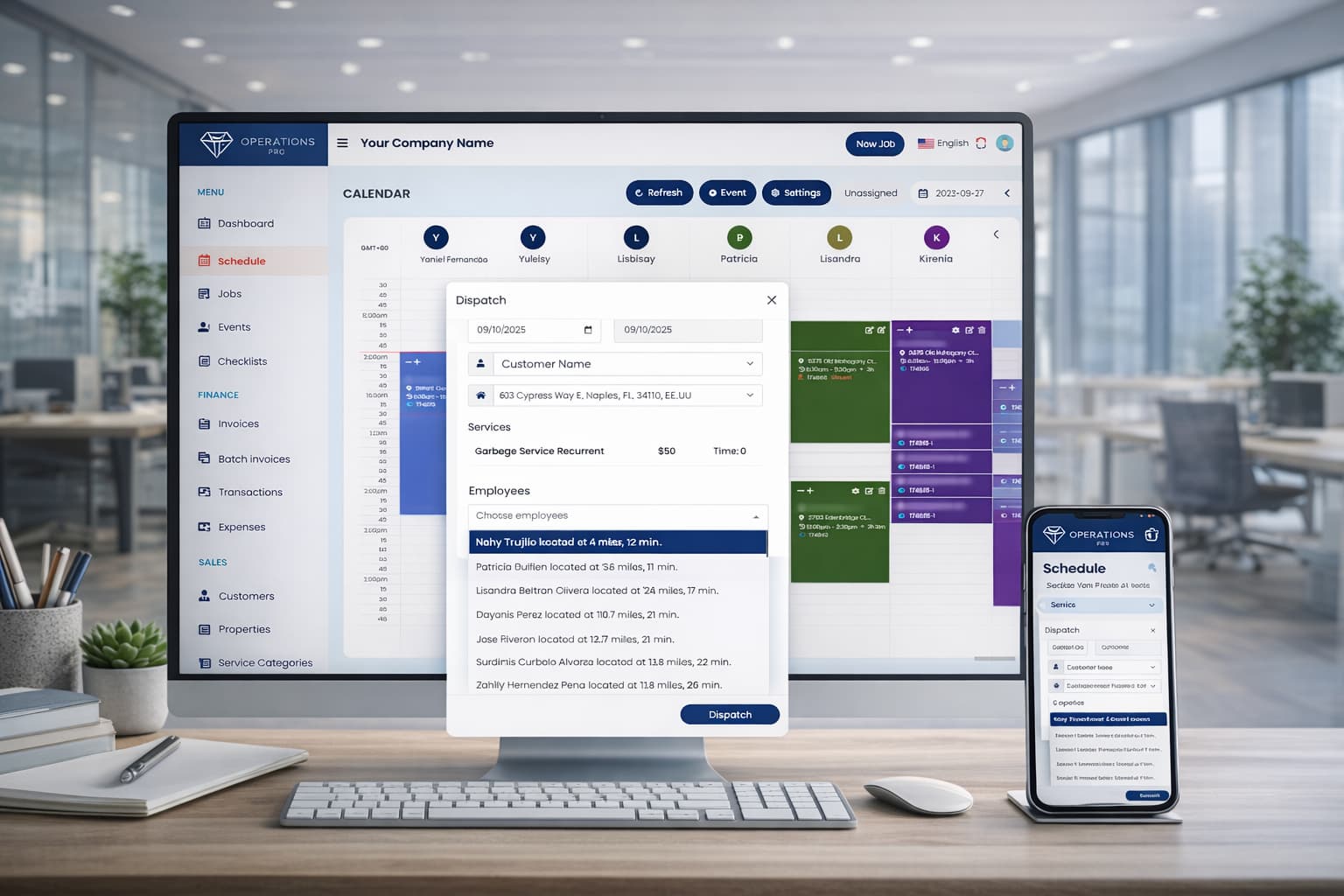 Organize — Smart Scheduling & Dispatch