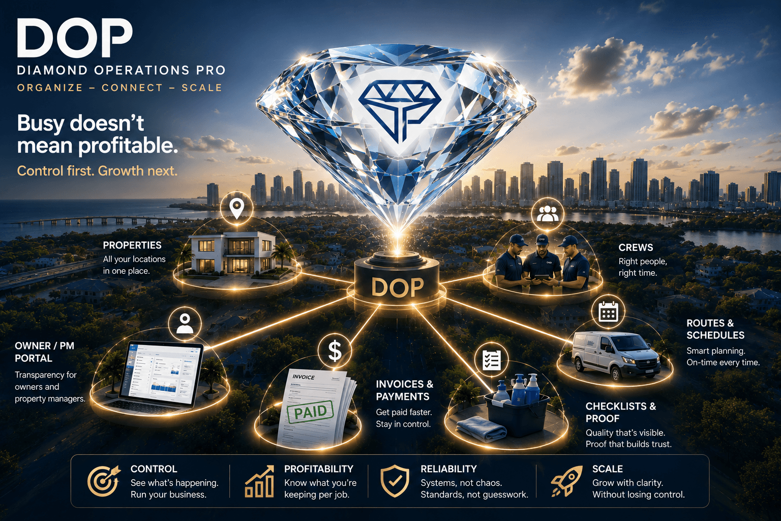 Turn cleaning operations into controlled, profitable systems.