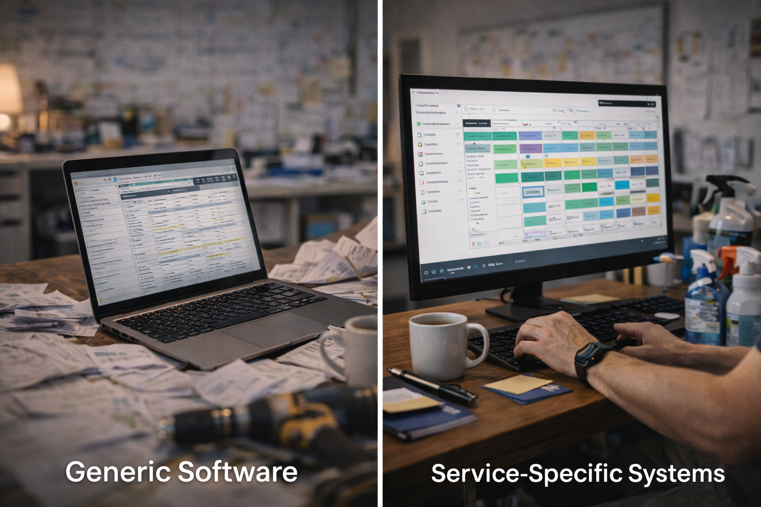 Generic Software vs Service-Specific Systems